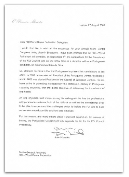 José Sócrates support