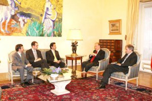 Meeting with the President of the Portuguese  Republic, Jorge Sampaio (May 2004)