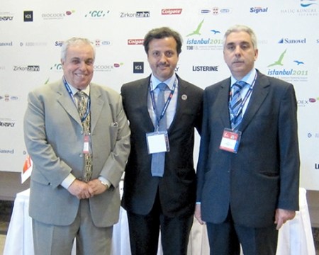 Dr. Tarek Abbas Hassan (president of Egyptian Dental Association) and Dr. Ghassan Yared (president Liban Dental Association)
