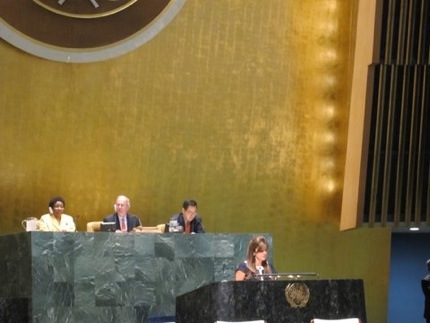 Princess Dina Mired (Jordan) at the opening session