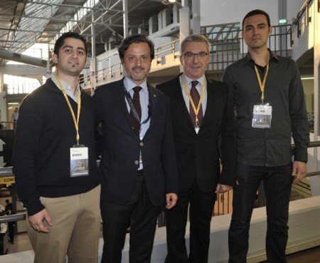 With Babak Sayahpour (left), Jean-Luc Eisele and Marko Gvero With Babak Sayahpour (left), Jean-Luc Eisele and Marko Gvero