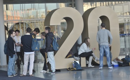 Outside of the Congress venue Outside of the Congress venue