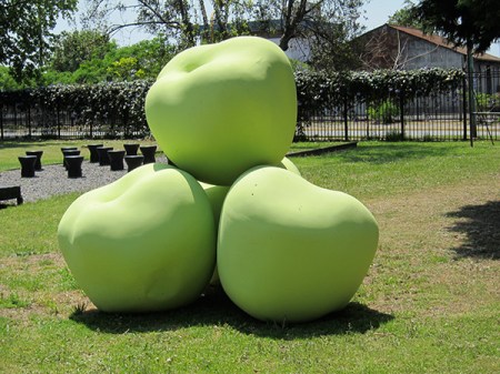 Apples at the architecture and design museum Apples at the architecture and design museum