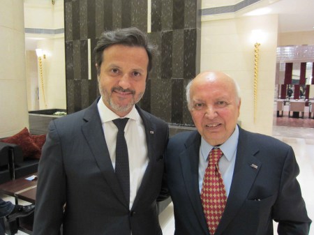 With Jafar Dadmanesh, former IDA president.