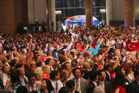 Roll call of nations.