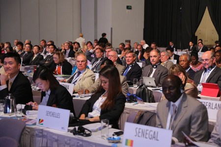 Delegates at the General Assembly.