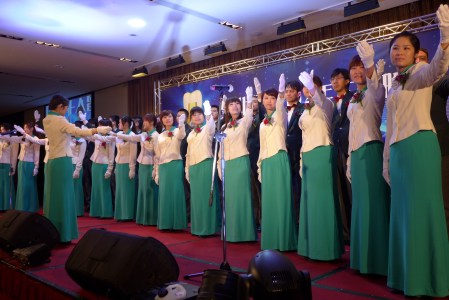 Musical moment during the opening ceremony.