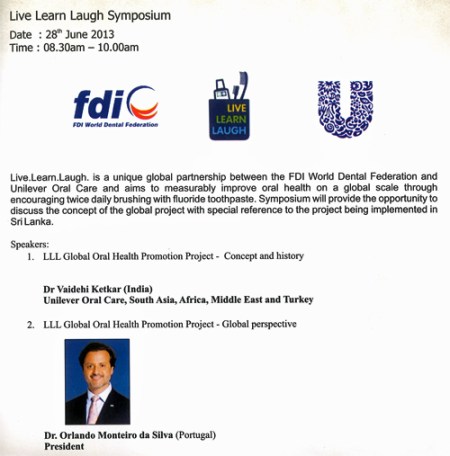 Live, Learn and Laugh Symposium lecturing: LLL Global Health promotion Project-Global perspective.
